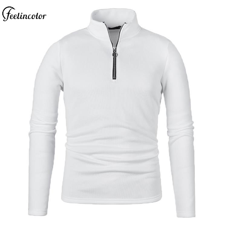 Sweater Turtleneck Quarter Zip - Mens Fashion Quarter Zip ulasan dan harga